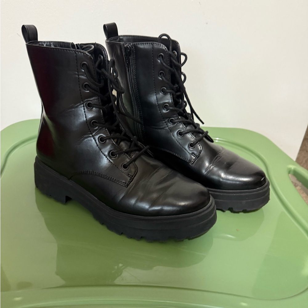 Target Black Combat Boots for Women
